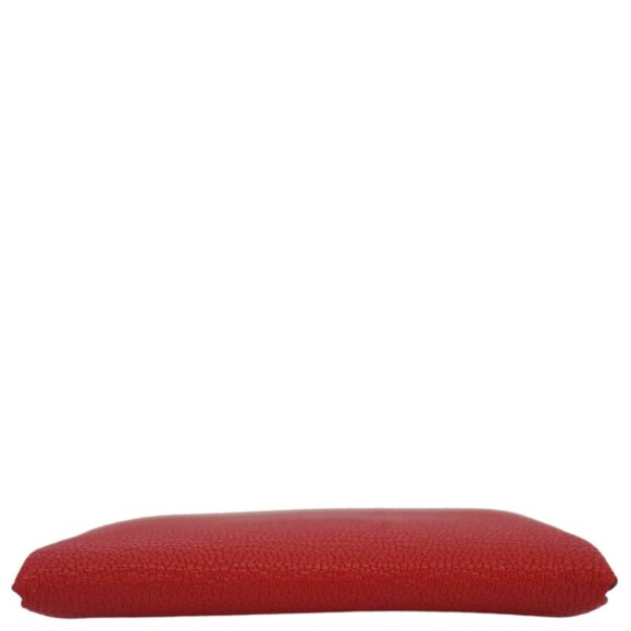 Hermes  Calvi Leather Card Holder Red - Picture 10 of 15